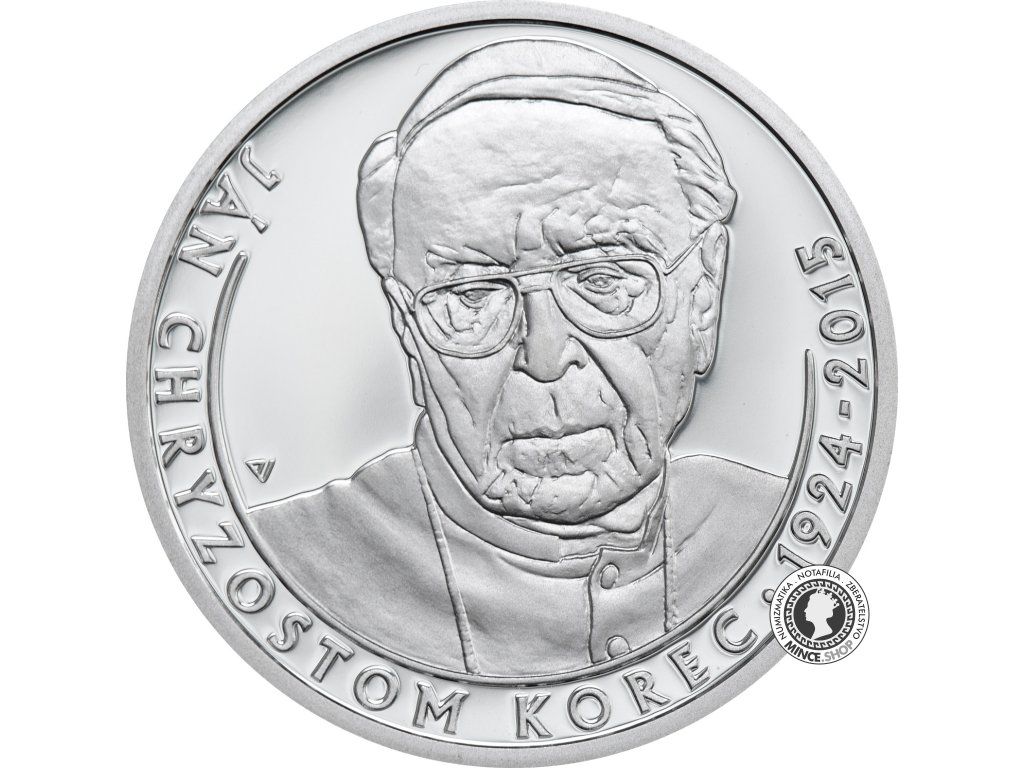 Strieborná minca 10€ (2024) BK - Ján Chryzostom Korec- 100.výročie narodenia