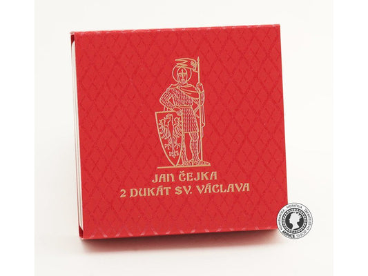 2 dukát - Svätováclavské dukáty z Mincovne Kremnica (variant s postavou)