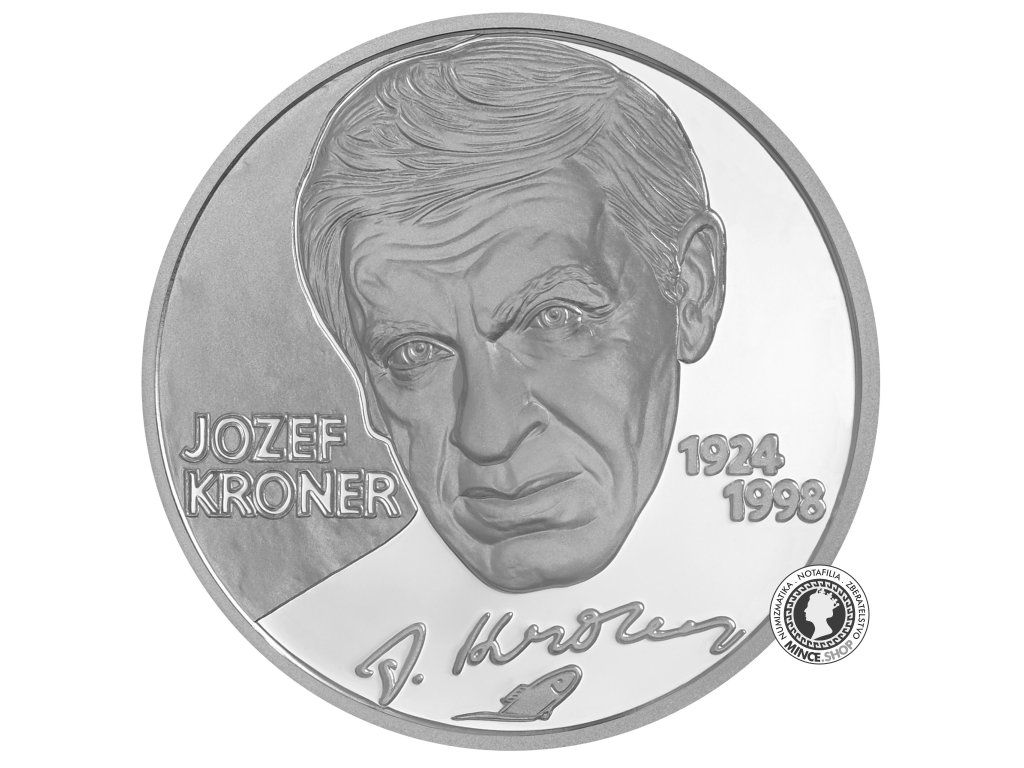 Strieborná minca PROOF 10 € Jozef Kroner – 100. výročie narodenia
