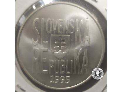Strieborná minca proof 1995 Šafárik 200 Sk