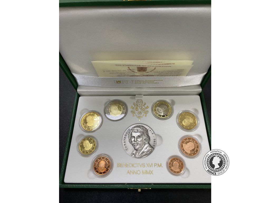 Vatikan sada mincí 2010 proof