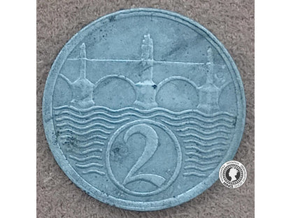 2 haliere - 1.ČSR - 1923