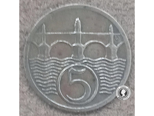 5 halierov - 1.ČSR - 1928