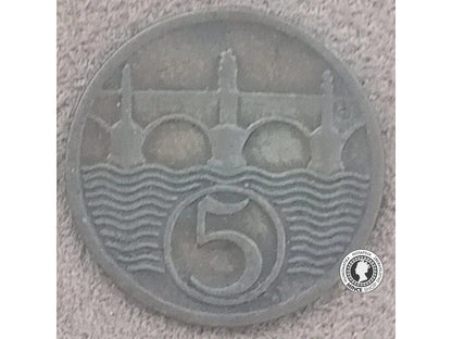 5 halierov - 1.ČSR - 1930