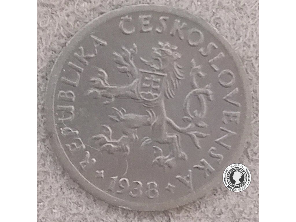 5 halierov - 1.ČSR - 1938