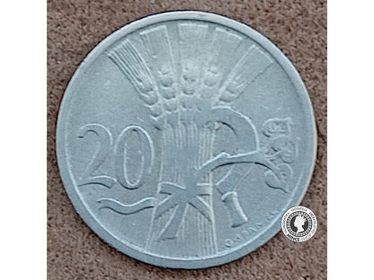 20 halier - 1.ČSR - 1922