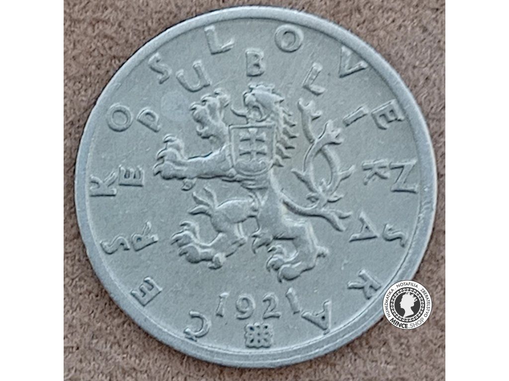 50 halier - 1.ČSR - 1921