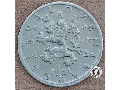50 halier - 1.ČSR - 1921
