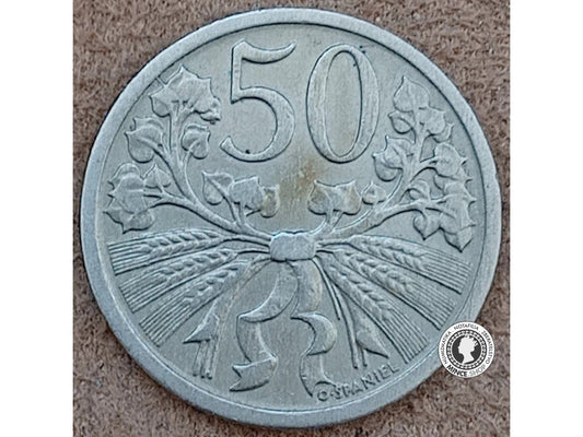 50 halier - 1.ČSR - 1921