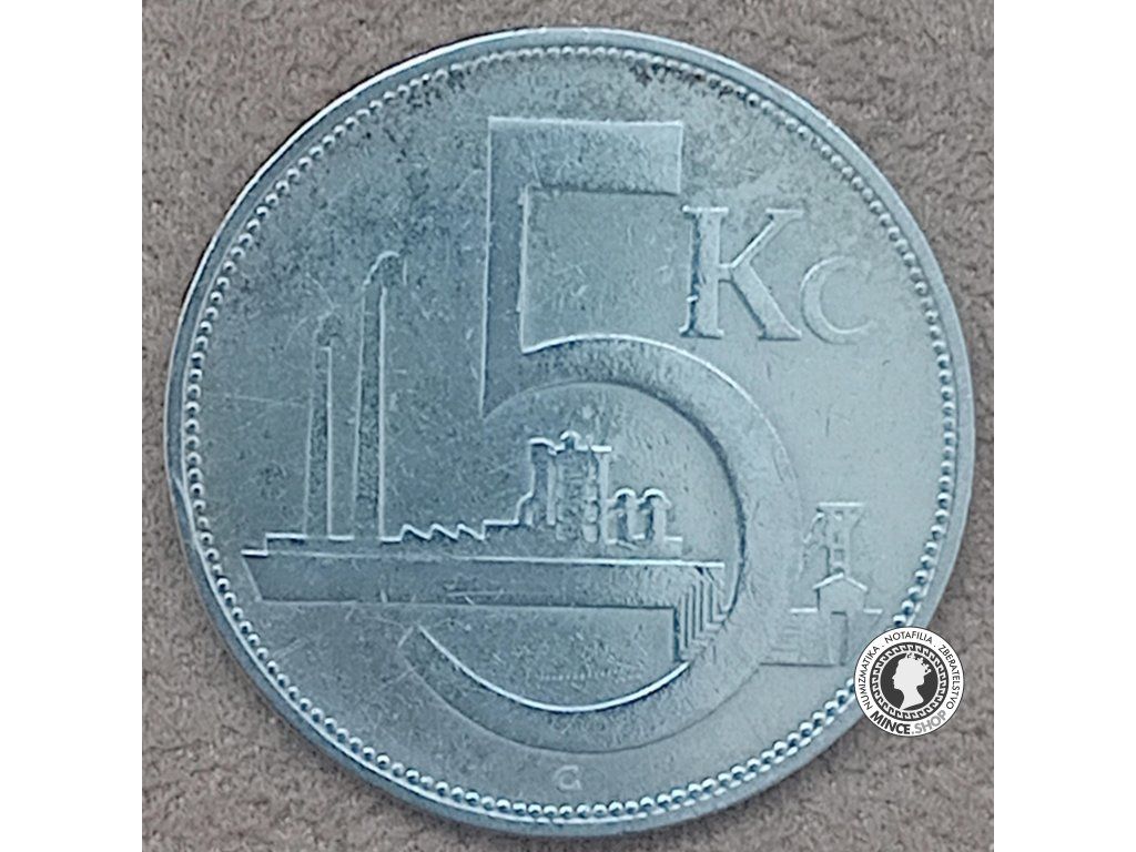 5.koruna - 1.ČSR - 1931