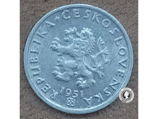 20 halier - Česko-Slovensko - 1951