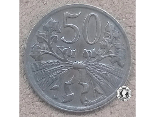 50 halier - Česko-Slovensko - 1949
