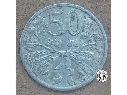 50 halier - Česko-Slovensko - 1951