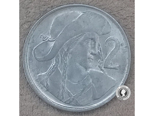 2 koruna - Česko-Slovensko - 1948