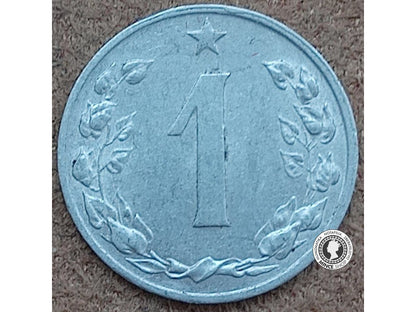 1 halier - Česko-Slovensko - 1954