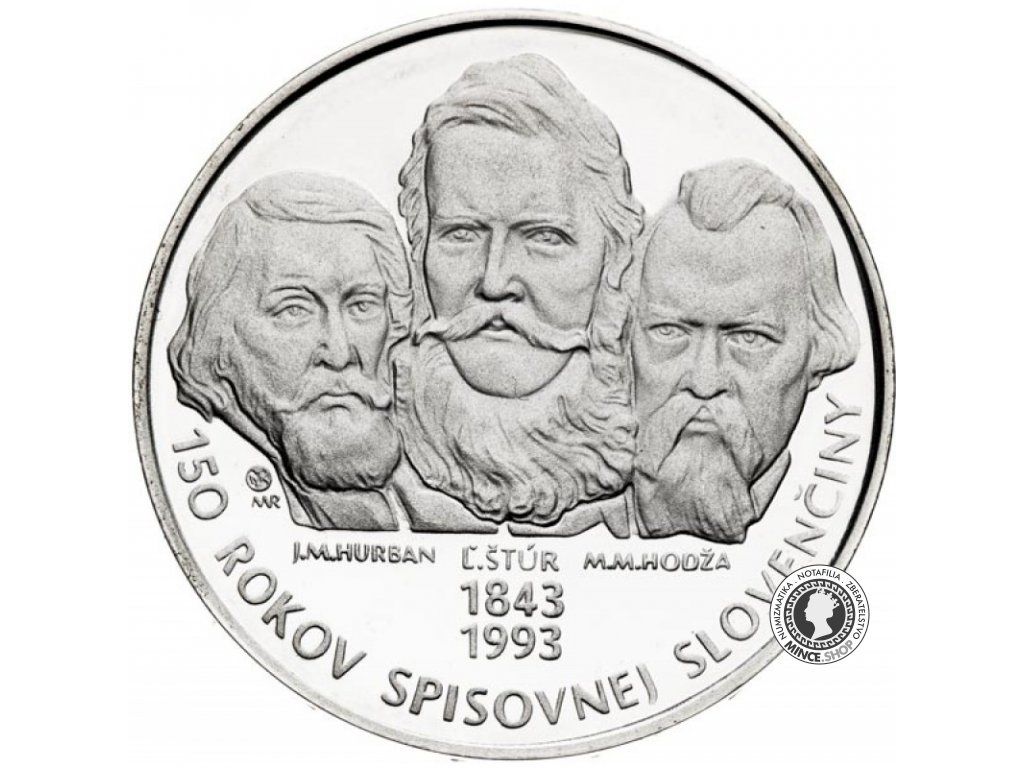 Minca Proof v etui v bubline - SK 200 / 1993 - 150.rokov spisovnej slovenčiny
