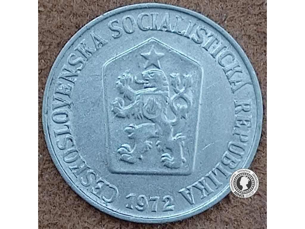 5 halier - Česko-Slovensko - 1972