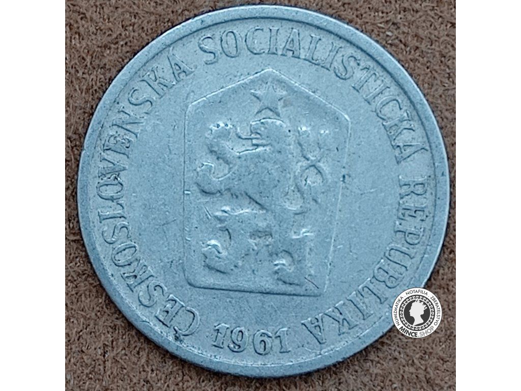10 halier - Česko-Slovensko - 1961