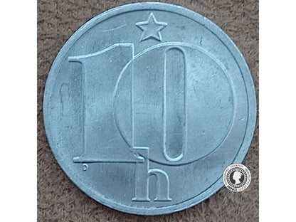 10 halier - Česko-Slovensko - 1983