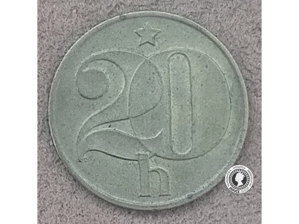 20 halier - Česko-Slovensko - 1976