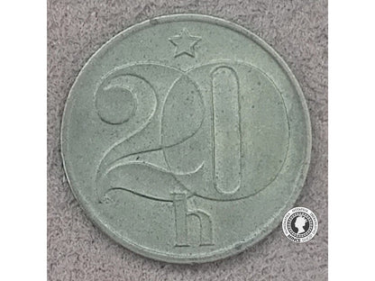 20 halier - Česko-Slovensko - 1976