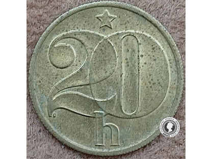 20 halier - Česko-Slovensko - 1980