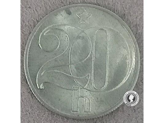 20 halier - Česko-Slovensko - 1984