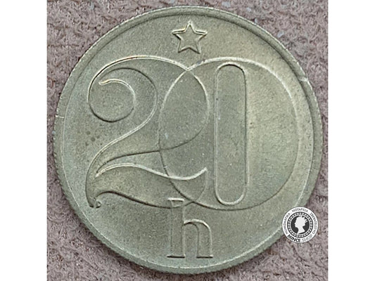 20 halier - Česko-Slovensko - 1985