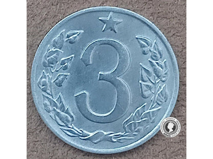 3 halier - Česko-Slovensko - 1963