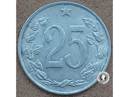25 halier - Česko-Slovensko - 1963