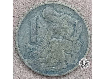 1 koruna - Česko-Slovensko - 1961