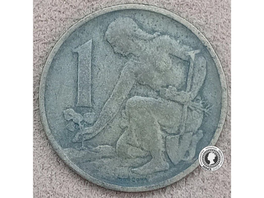 1 koruna - Česko-Slovensko - 1961