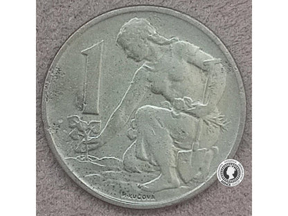 1 koruna - Česko-Slovensko - 1966