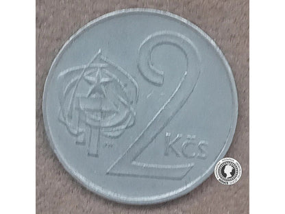 2 koruna - Česko-Slovensko - 1973
