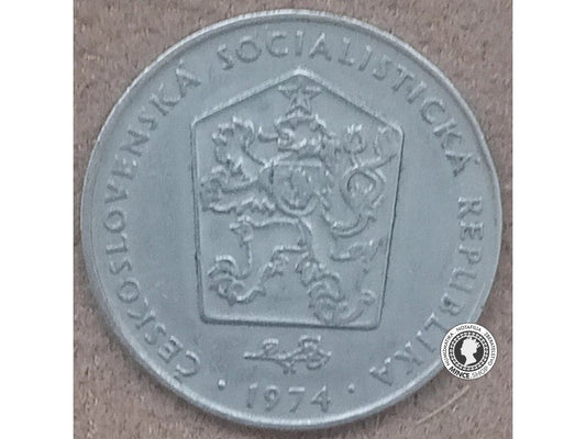 2 koruna - Česko-Slovensko - 1974