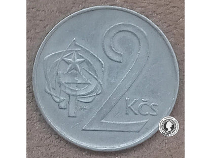 2 koruna - Česko-Slovensko - 1974