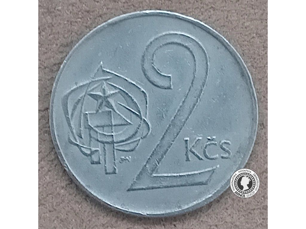 2 koruna - Česko-Slovensko - 1976