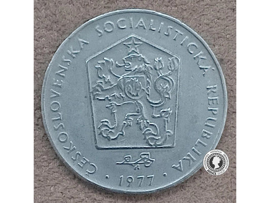 2 koruna - Česko-Slovensko - 1977