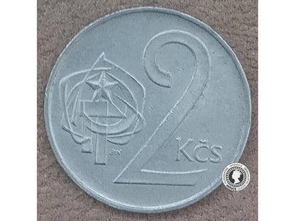2 koruna - Česko-Slovensko - 1985