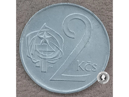 2 koruna - Česko-Slovensko - 1985