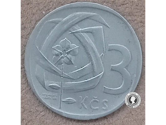 3 koruna - Česko-Slovensko - 1965