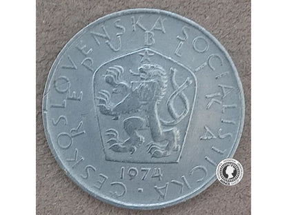 5 koruna - Česko-Slovensko - 1974 a