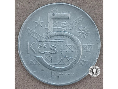 5 koruna - Česko-Slovensko - 1975
