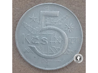5 koruna - Česko-Slovensko - 1979