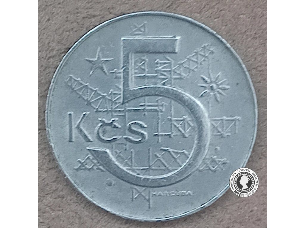 5 koruna - Česko-Slovensko - 1982