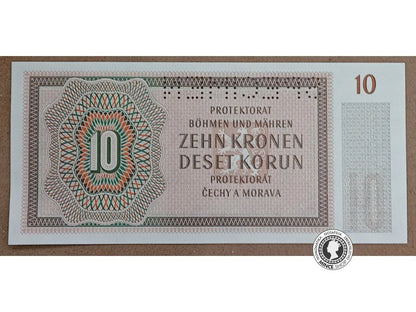10 Korún - 1942 - Protektorát Čechy a Morava