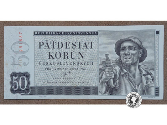 50 Korún - 1950 - ČSR