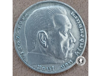 2 marka - Nemecko - Tretia Ríša - 1938 D