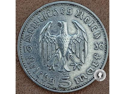 5 mariek - Nemecko - Tretia Ríša - 1936 J