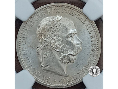 1. koruna - Rakúsko-Uhorsko - 1894 - MS 63
